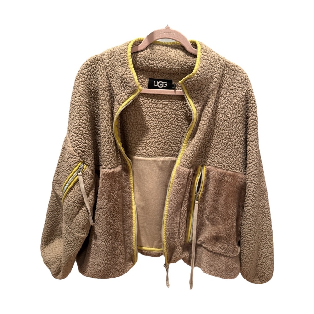 Ugg women Sherpa fleece zip up